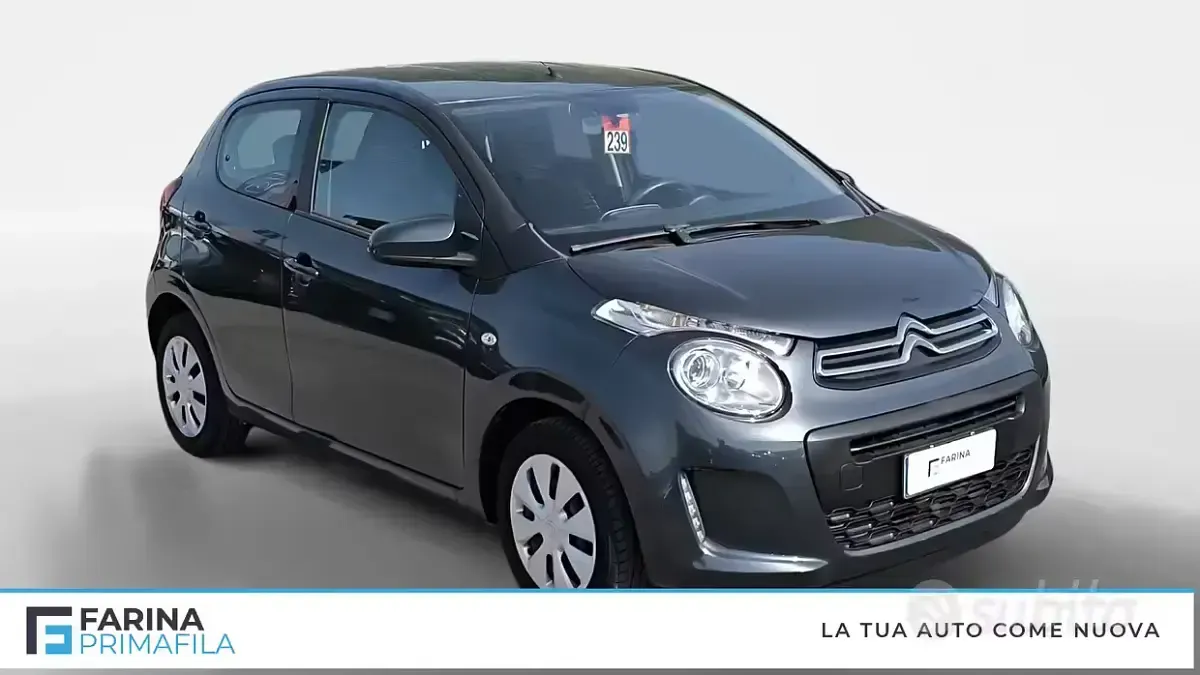Usata Citroën C1 Feel 69 CV (50 kW) 2017 Gray Utilitaria
