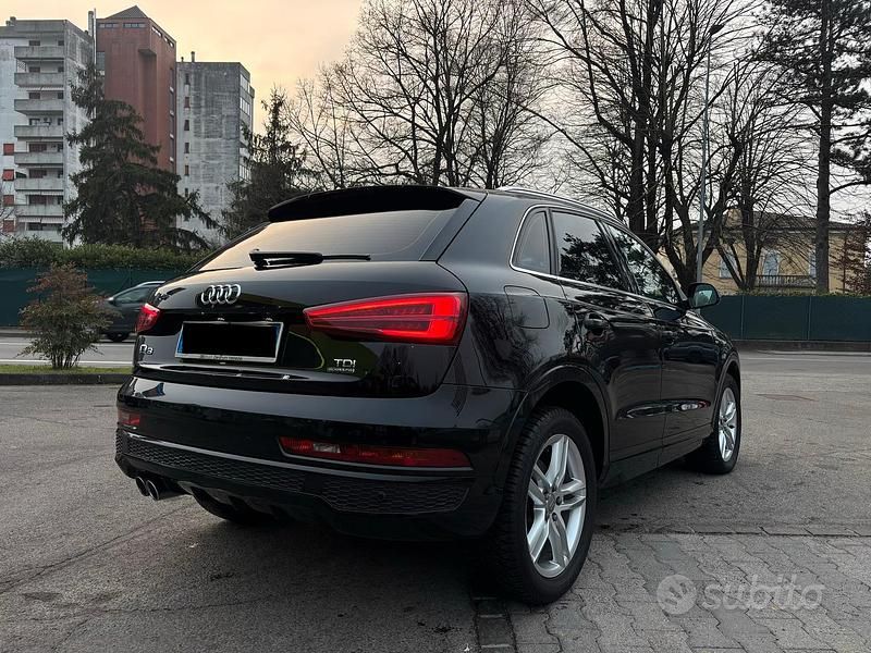Usata Audi Q3 S-Line 184 CV (135 kW) 2015 Nero SUV