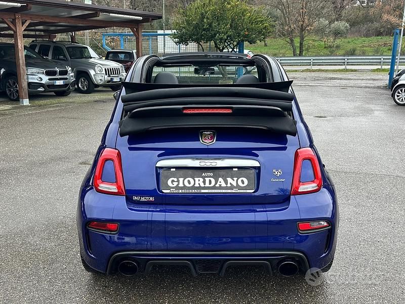 Usata Abarth 595 Turismo 165 CV (121 kW) 2016 Blu Cabrio