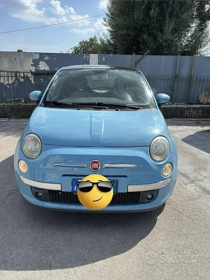 Usata Fiat 500 85 CV (62 kW) 2011 Bluazzurro Utilitaria