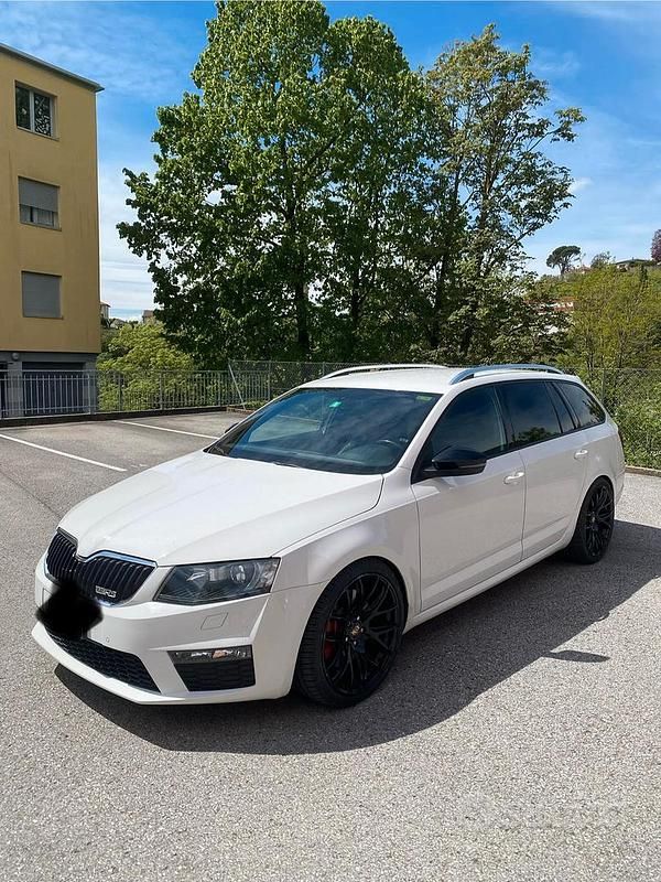 Usata Skoda Octavia RS 184 CV (135 kW) 2014 Bianco Station wagon