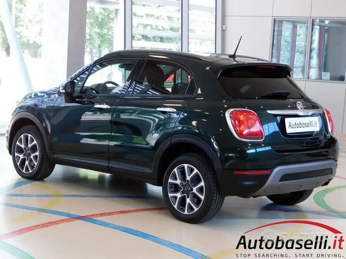 Usata Fiat 500X Cross 140 CV (102 kW) 2016 Verde SUV