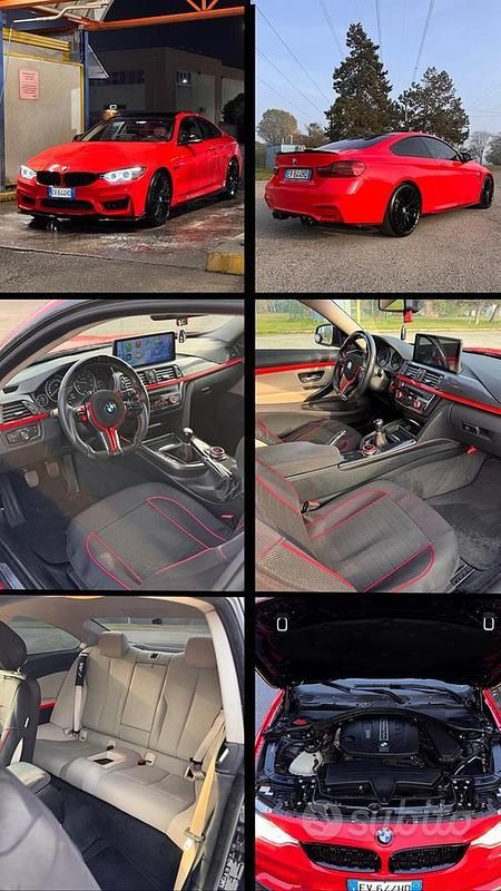 Usata BMW 420 Efficient Dynamics 184 CV (135 kW) 2014 Rosso Coupé