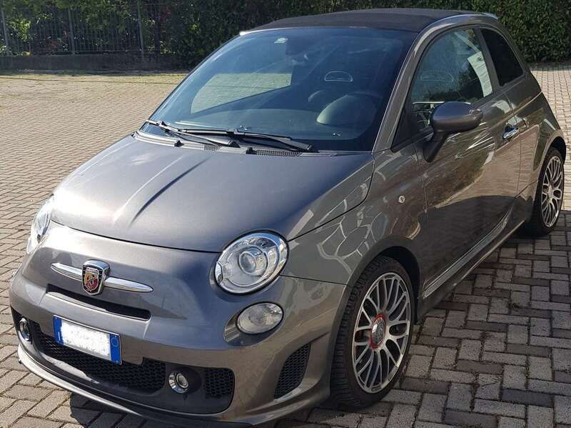 Grigio Usata 2014 Abarth 500C Cabrio | 12.000 € (Buon prezzo) - Immagine 1/4
