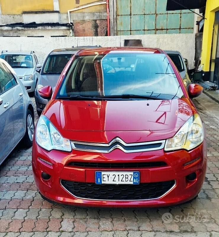 Usata Citroën C3 Exclusive 67 CV (49 kW) 2015 Rosso Berlina