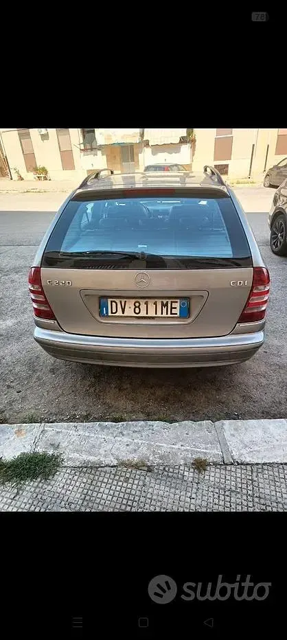 Usata Mercedes 220 150 CV (110 kW) 2004 Grigio Station wagon