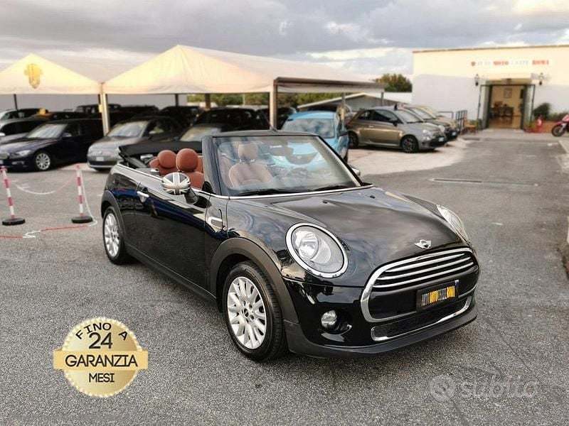 Usata Mini Cooper D Cabriolet 116 CV (85 kW) 2016 Nero Cabrio