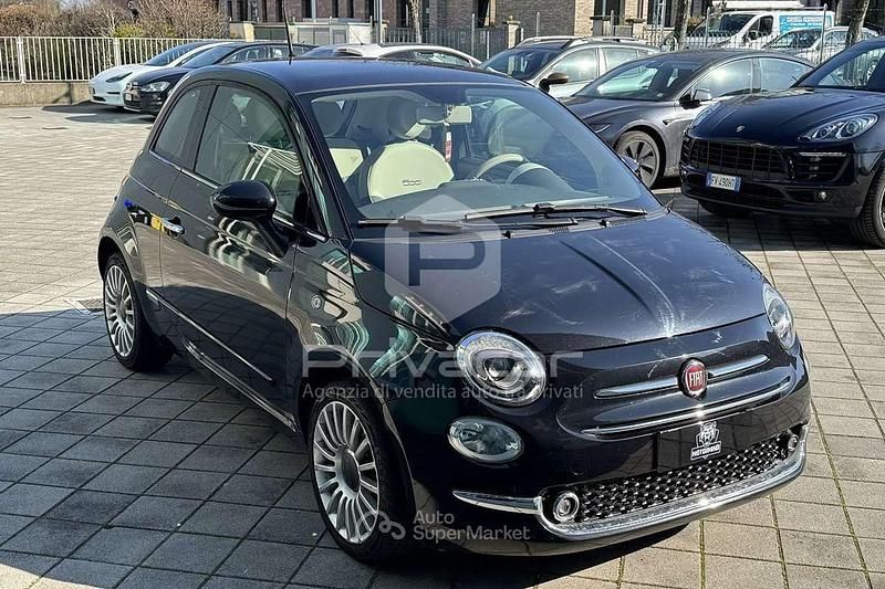 Usata Fiat 500 Lounge 69 CV (50 kW) 2016 Nero Utilitaria
