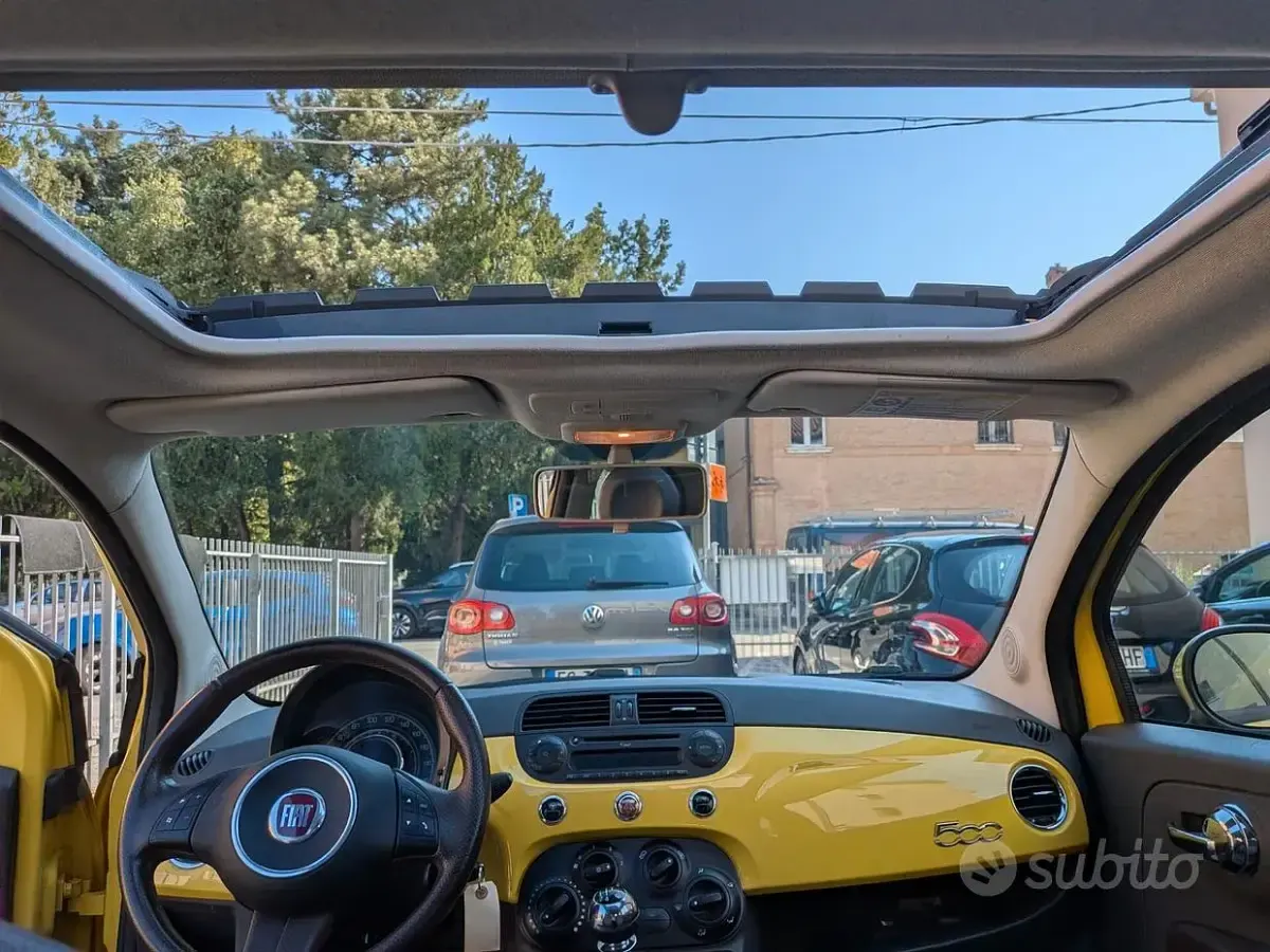 Usata Fiat 500 Sport 69 CV (50 kW) 2009 Bianco Cabrio