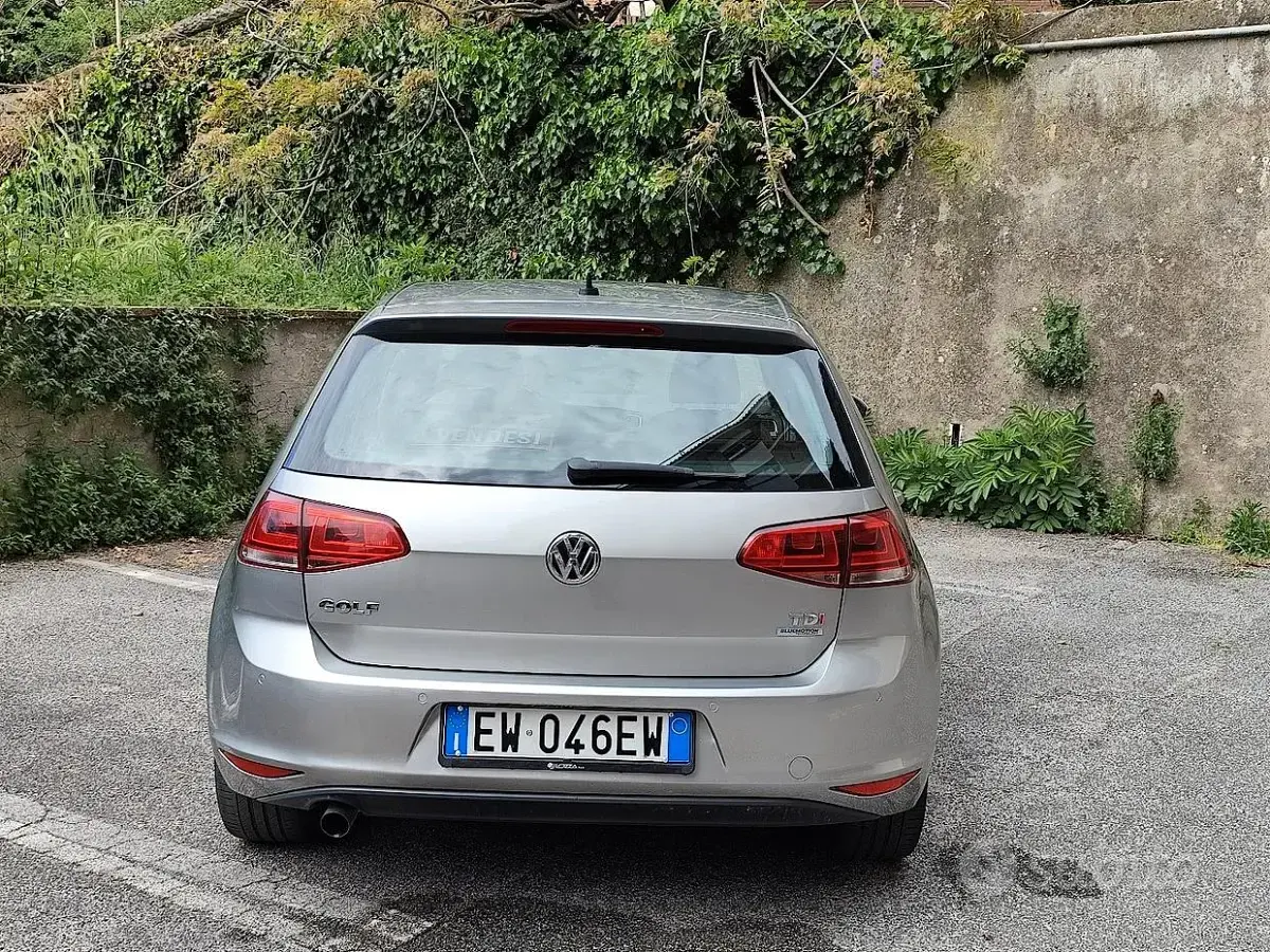 Usata VW Golf VII 105 CV (77 kW) 2014 Grigio Berlina