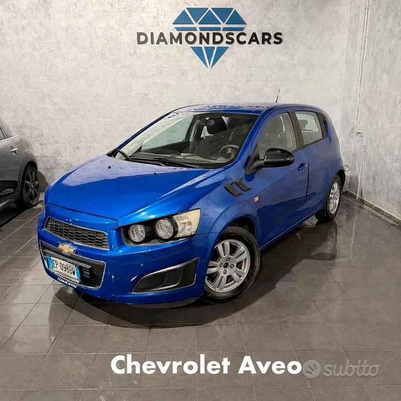 Usata Chevrolet Aveo LS 86 CV (63 kW) 2012 Blu Berlina