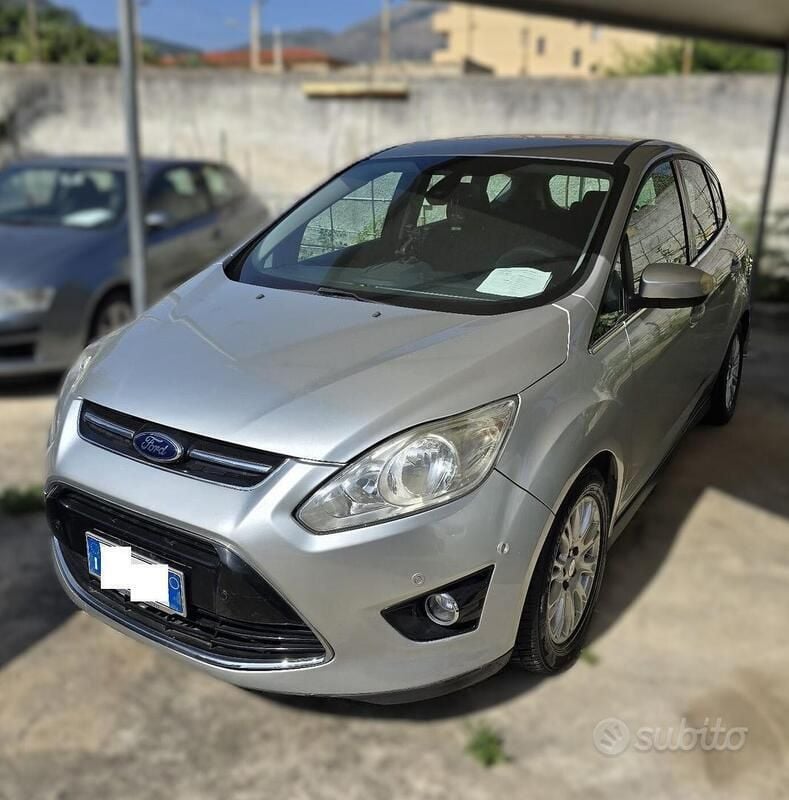 Argento Usata 2012 Ford C-MAX Titanium Monovolume | 5600 € (Buon prezzo) - Immagine 1/4