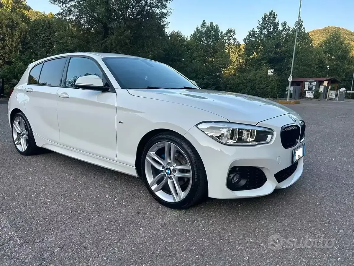 Usata BMW 116 Sport Line 116 CV (85 kW) 2016 Bianco Utilitaria