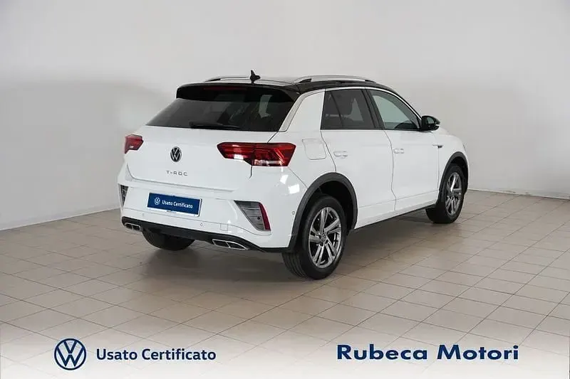 Usata VW T-Roc R-line 110 CV (80 kW) 2023 Pure white SUV