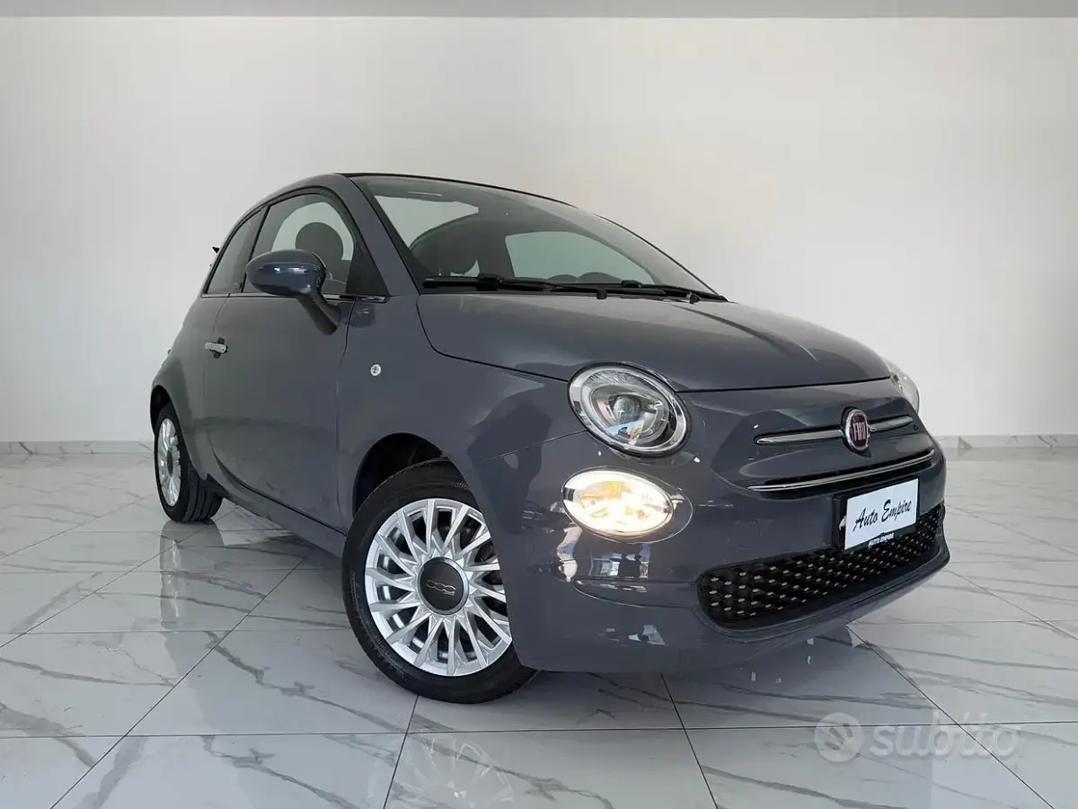 Usata Fiat 500 69 CV (50 kW) 2019 Grigio Cabrio