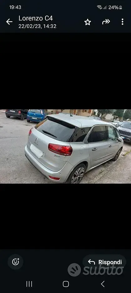 Usata Citroën C4 Picasso 115 CV (84 kW) 2014 Grigio Monovolume