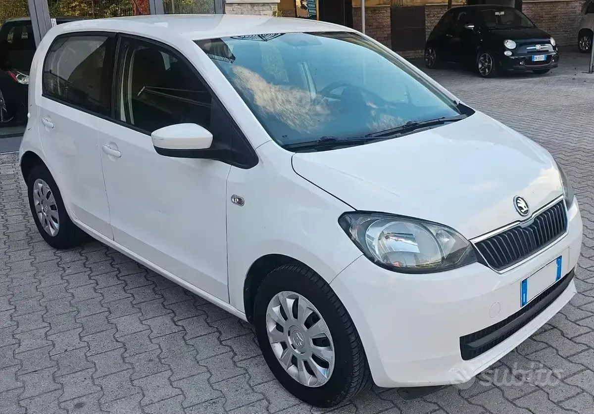 Usata Skoda Citigo Active 60 CV (44 kW) 2016 Bianco Utilitaria