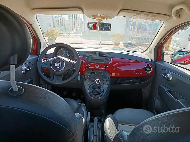 Usata Fiat 500 Pop 303 CV (222 kW) 2007 Rosso Berlina