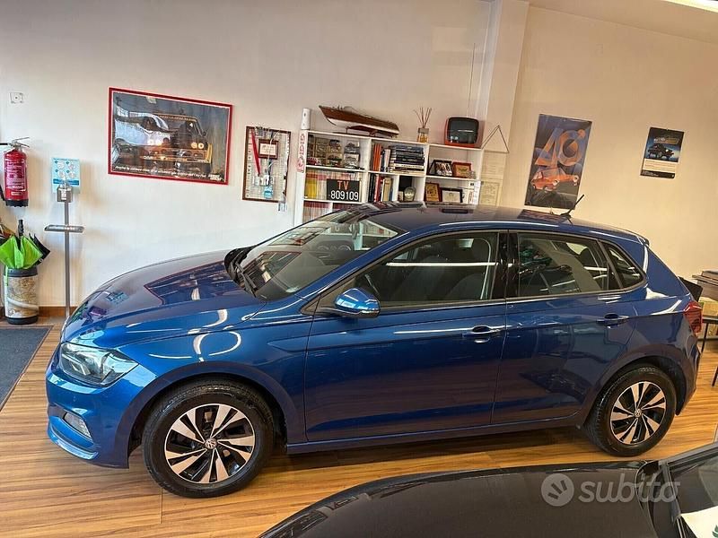 Usata VW Polo 80 CV (58 kW) 2018 Blu Utilitaria