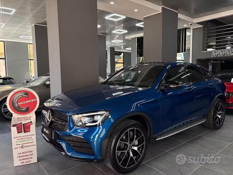 Usata Mercedes GLC220 Premium Plus 194 CV (142 kW) 2023 Blu Coupé