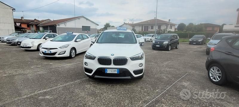 Usata BMW X1 Advantage 116 CV (85 kW) 2018 Bianco SUV