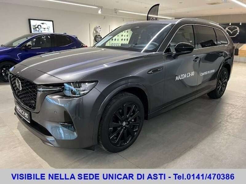Machine gray Nuova 2025 Mazda CX-80 Homura-Line SUV | 64.200 € - Immagine 1/4