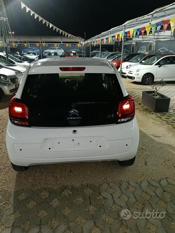 Usata Citroën C1 Shine 69 CV (50 kW) 2016 Bianco Utilitaria
