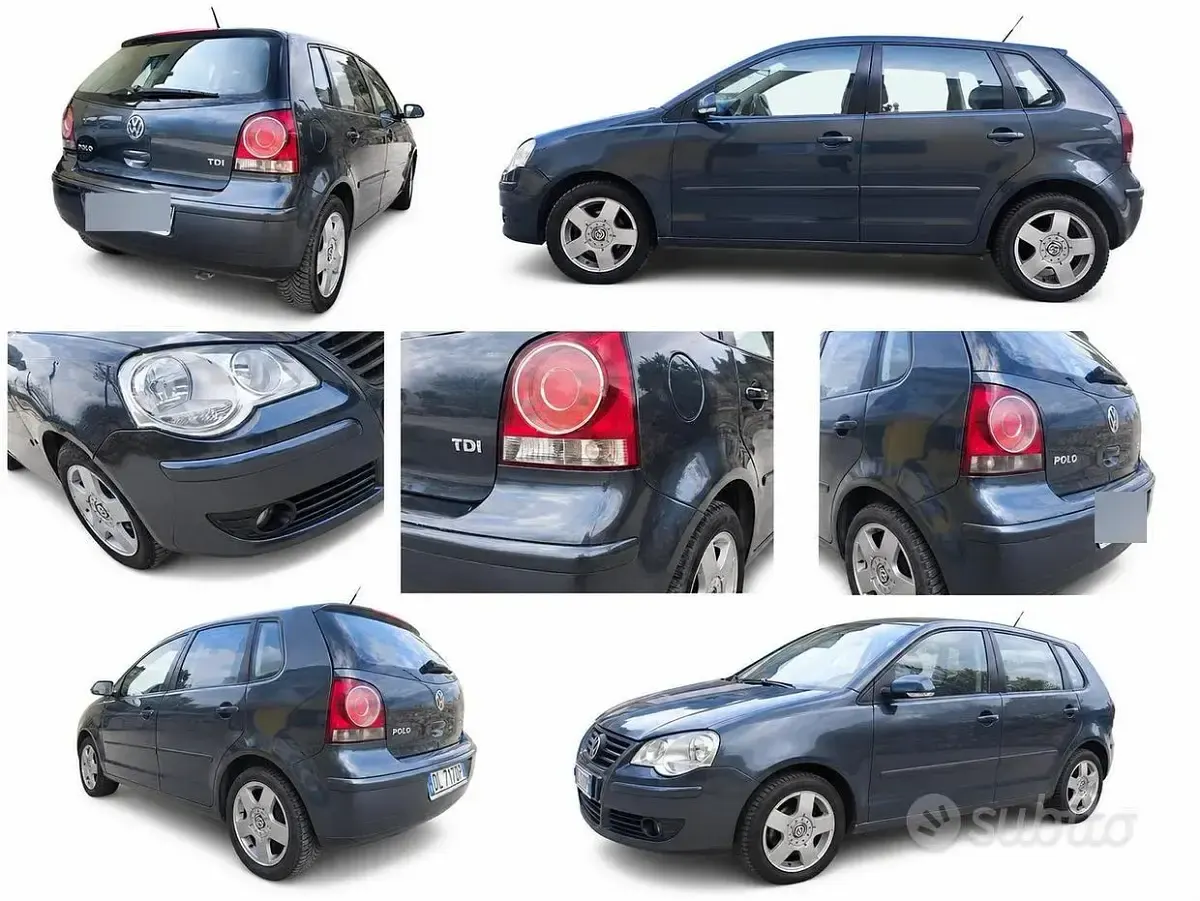 Usata VW Polo 75 CV (55 kW) 2008 Grigio Utilitaria