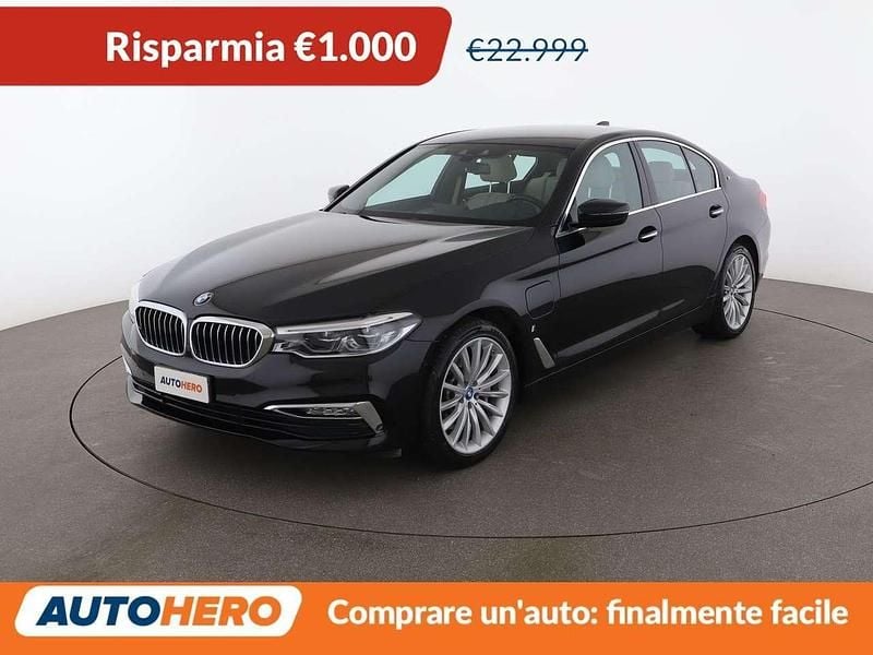 Usata BMW 530e Luxury Line 184 CV (135 kW) 2017 Nero Berlina