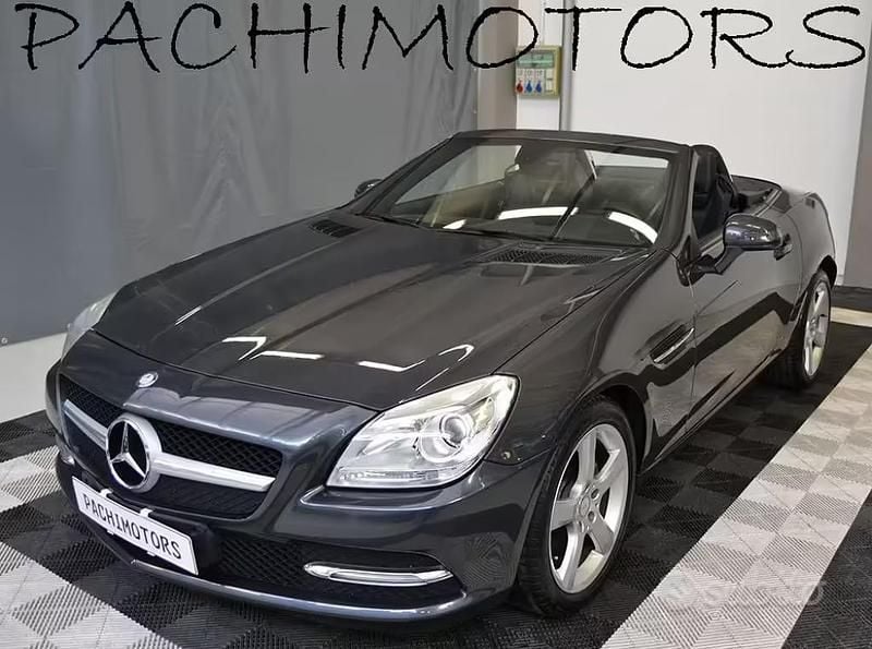 Usata Mercedes SLK200 184 CV (135 kW) 2013 Grigio Cabrio