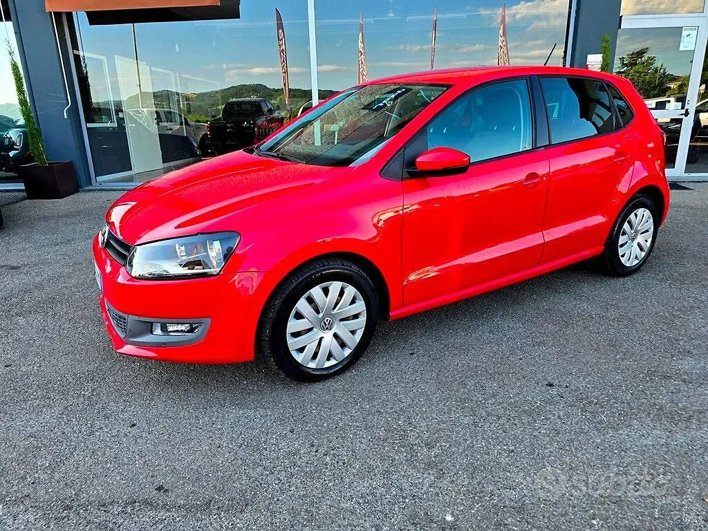 Usata VW Polo Comfortline 86 CV (63 kW) 2010 Rosso Utilitaria