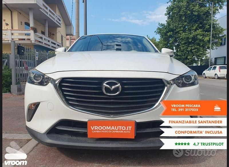 Usata Mazda CX-3 Evolve 105 CV (77 kW) 2018 Bianco SUV