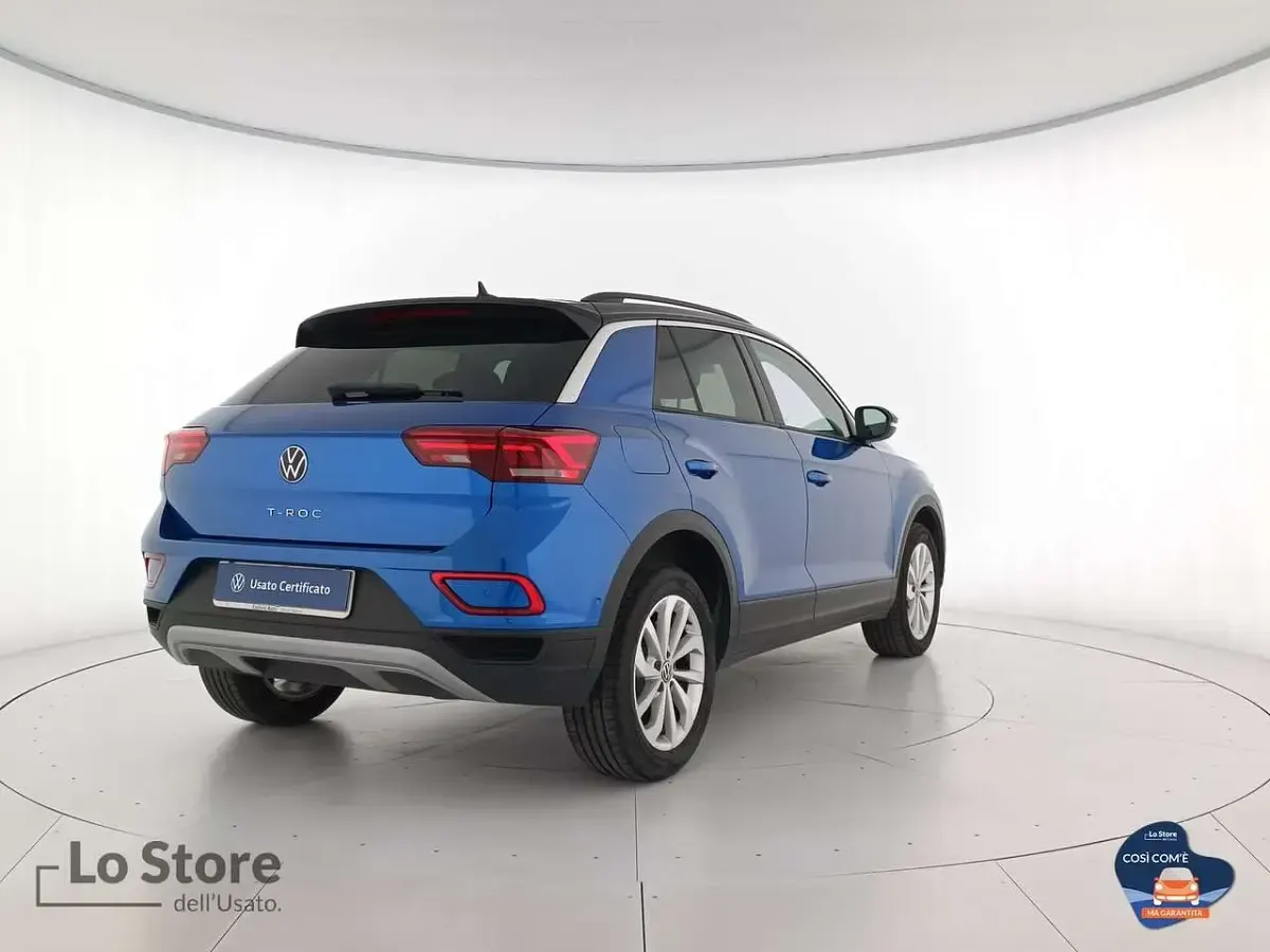 Usata VW T-Roc Edition 150 CV (110 kW) 2025 Ravenna blue metallizzato nero SUV