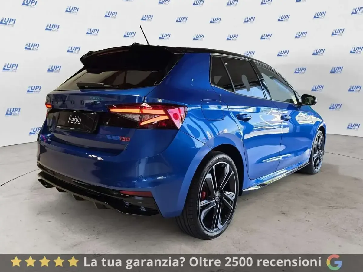 Nuova Skoda Fabia 177 CV (130 kW) 2026 Blu/azzurro Utilitaria