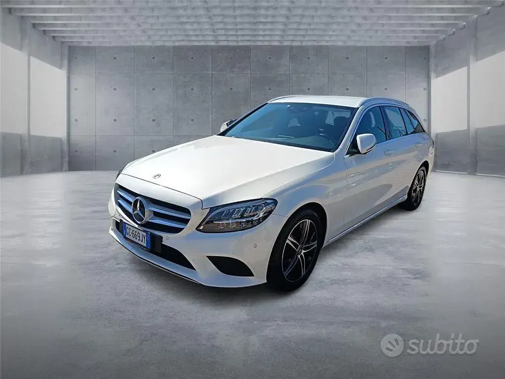 Usata Mercedes C200 184 CV (135 kW) 2020 Bianco Station wagon