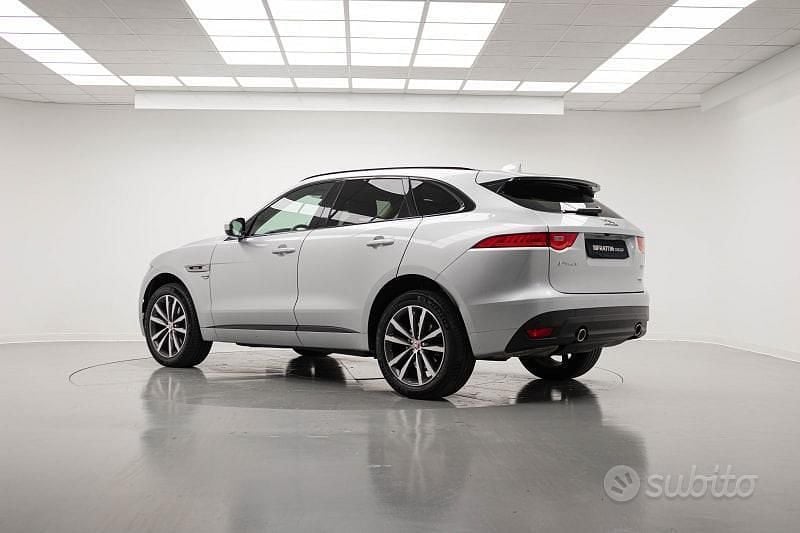 Usata Jaguar F-Pace R-Sport 300 CV (220 kW) 2018 Argento SUV