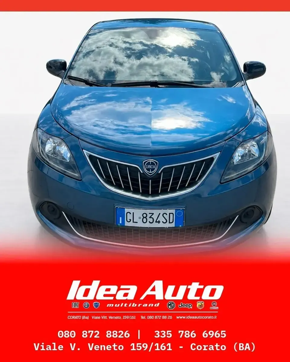 Usata Lancia Ypsilon Silver 69 CV (50 kW) 2022 Blu Utilitaria