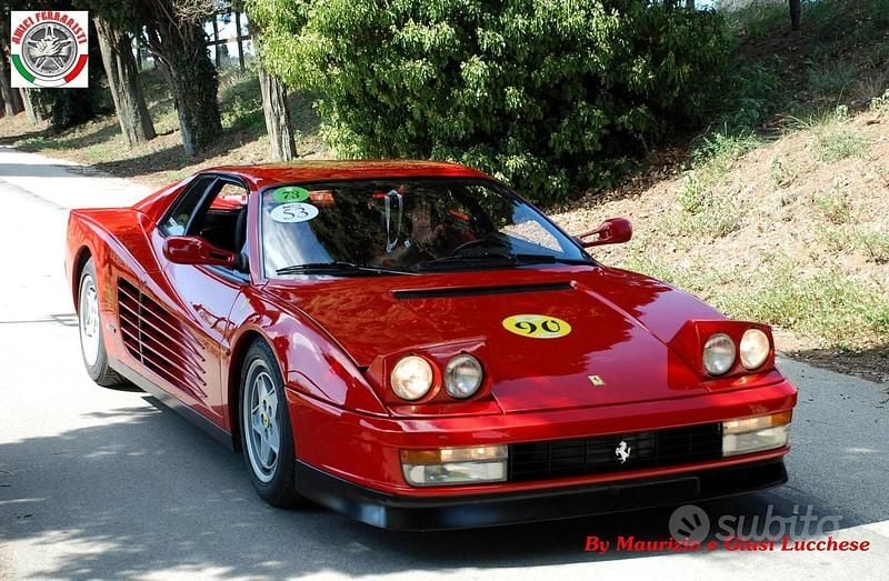 Usata Ferrari Testarossa 390 CV (286 kW) 1991 Rosso Coupé