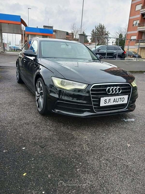 Usata Audi A6 S-Line 205 CV (150 kW) 2015 Nero Station wagon