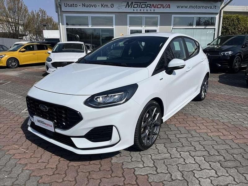 Usata Ford Fiesta ST-Line 125 CV (91 kW) 2022 Bianco Utilitaria