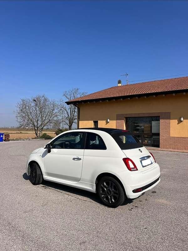 Usata Fiat 500C Sport 69 CV (50 kW) 2021 Bianco Cabrio