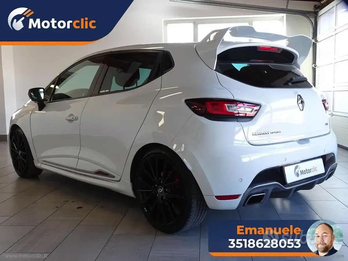 Usata Renault Clio IV Trophy 220 CV (161 kW) 2017 Bianco Berlina