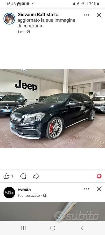 Usata Mercedes A45 AMG AMG 2015 Nero Berlina