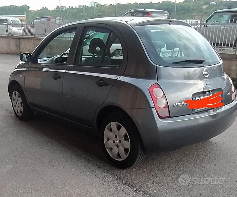 Usata Nissan Micra 65 CV (47 kW) 2003 Grigio Utilitaria