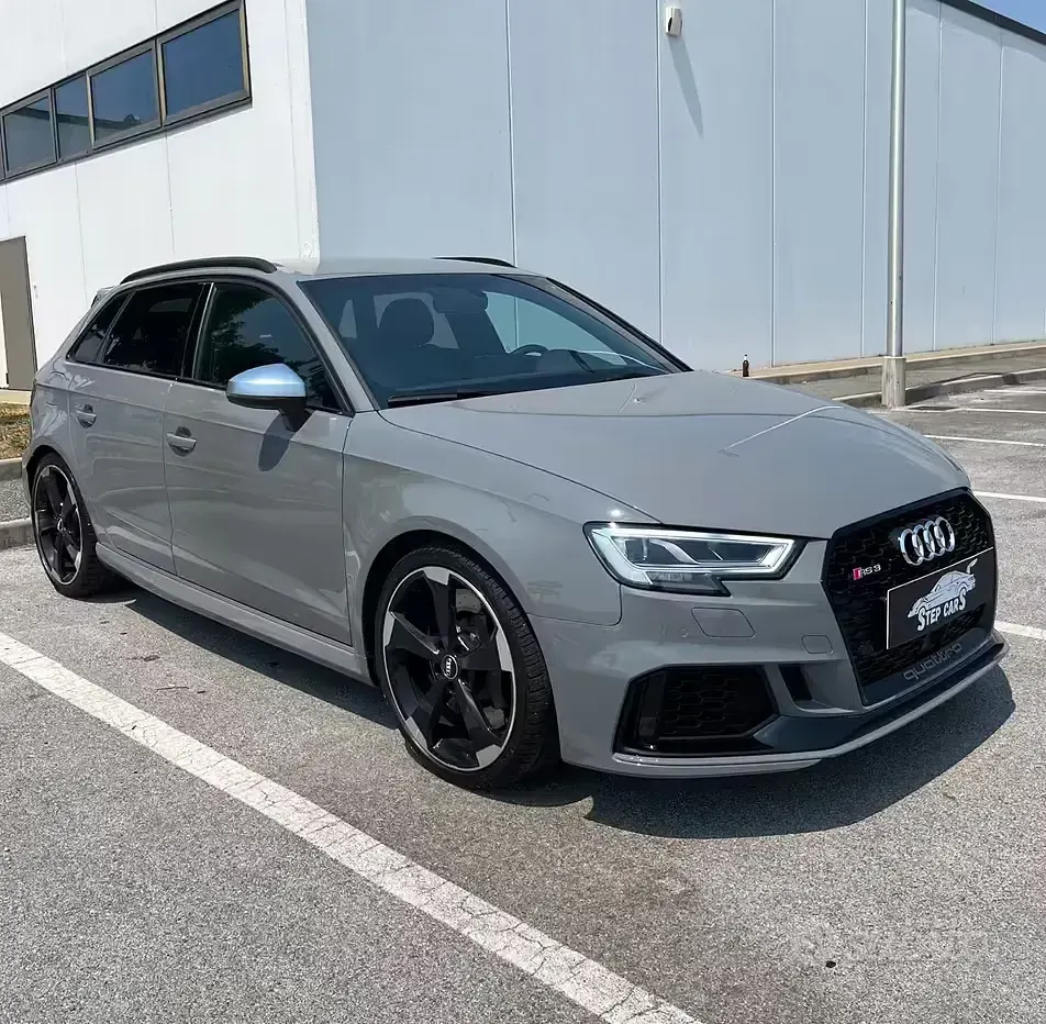 Usata Audi A3 Exclusive 400 CV (294 kW) 2018 Grigio Berlina