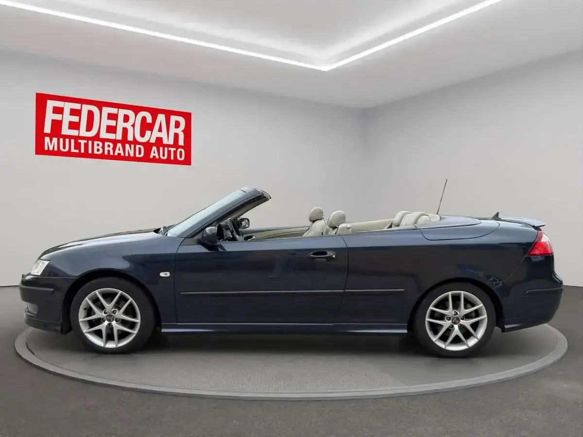 Usata Saab 9-3 Cabriolet Aero 210 CV (154 kW) 2005 Blu Cabrio
