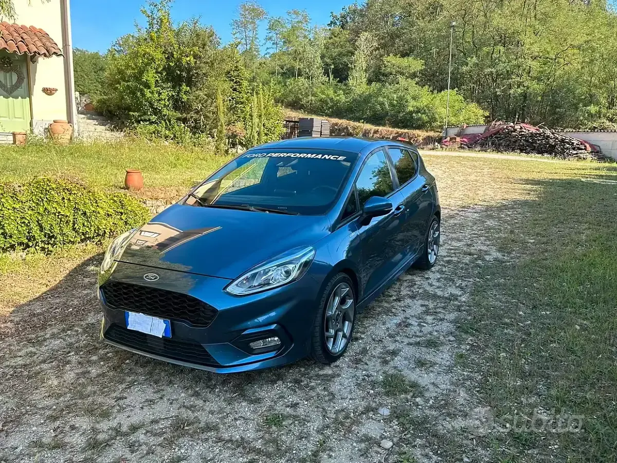 Usata Ford Fiesta ST-Line 86 CV (63 kW) 2019 Blu Utilitaria