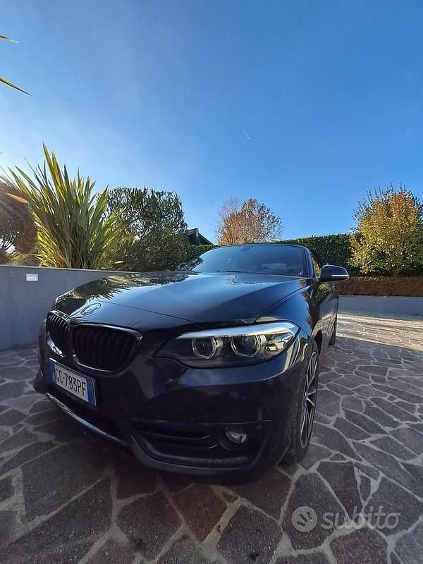 Usata BMW 218 M Sport 150 CV (110 kW) 2020 Nero Cabrio