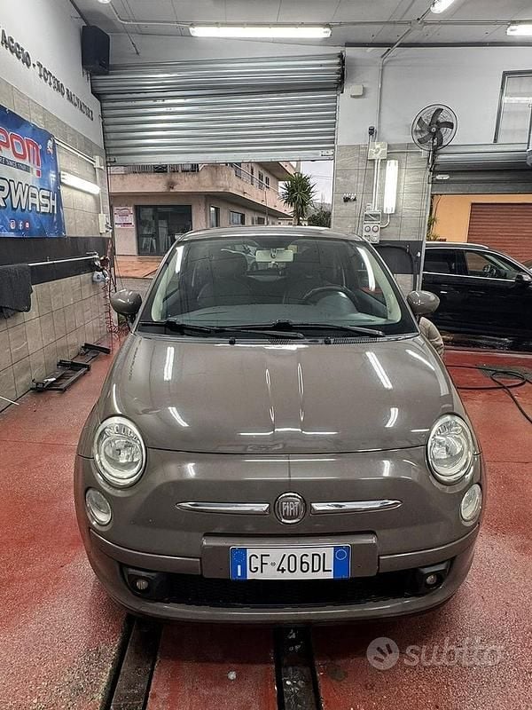 Usata Fiat 500 75 CV (55 kW) 2010 Marrone Berlina