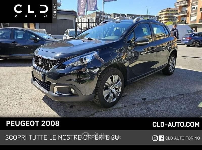 Usata Peugeot 2008 Allure 82 CV (60 kW) 2017 Nero SUV
